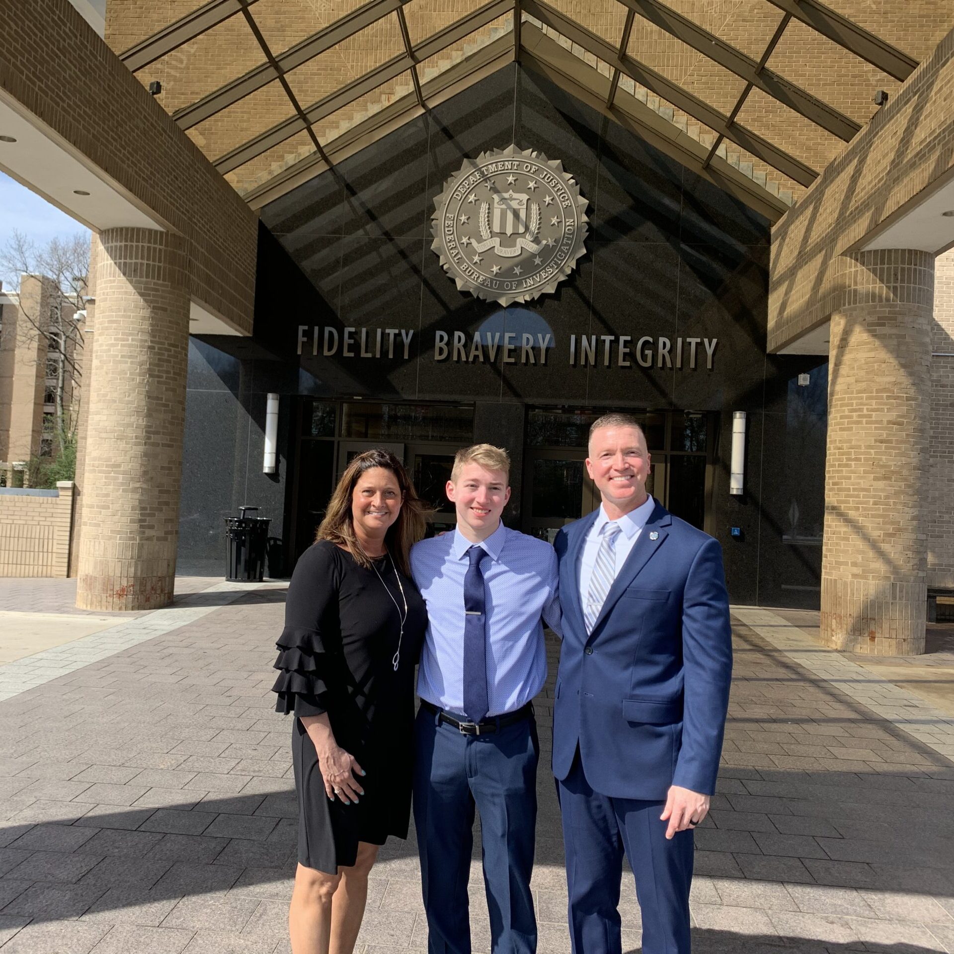 Jack Sadler at the FBI National Academy